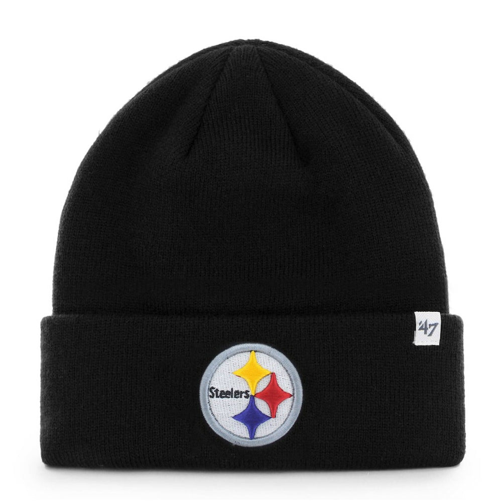 Pittsburgh Steelers '47 Primary Basic Cuffed Knit Hat Black