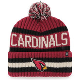 Arizona Cardinals '47 Bering Cuffed Knit Hat with Pom Cardinal