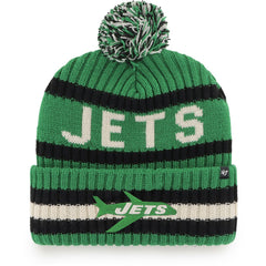 New York Jets '47 Bering Cuffed Knit Hat with Pom Kelly Green