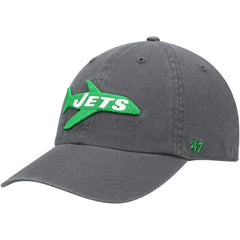 New York Jets '47 Clean Up Adjustable Hat Charcoal