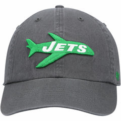 New York Jets '47 Clean Up Adjustable Hat Charcoal