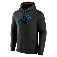 Carolina Panthers Primary Logo Fitted Pullover Hoodie Black