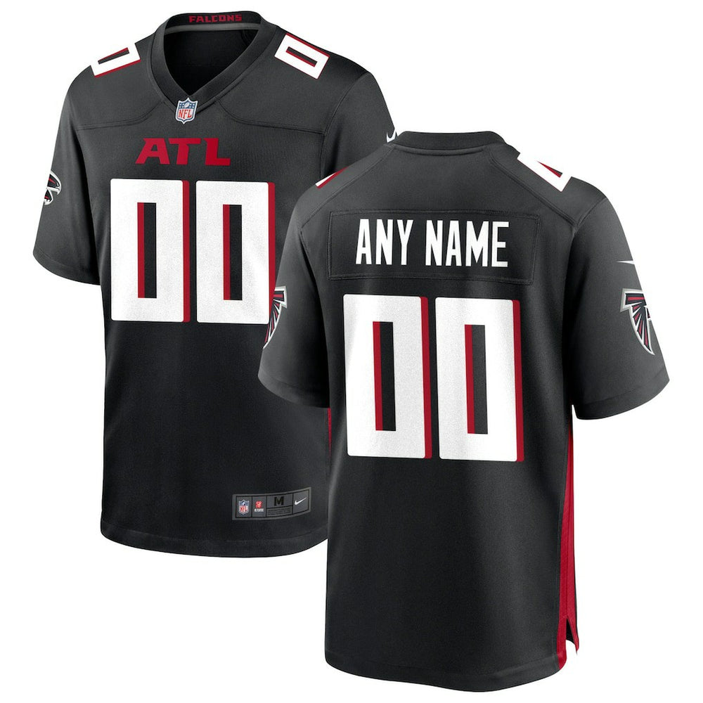 NFL Atlanta Falcons Custom Game Jersey - Black