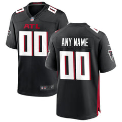 NFL Atlanta Falcons Custom Game Jersey - Black