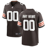 NFL Cleveland Browns Custom Game Jersey - Brown