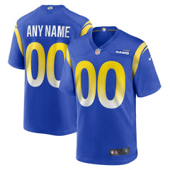 NFL Los Angeles Rams Custom Game Jersey - Royal