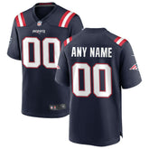 NFL New England Patriots Custom Game Jersey - Navy