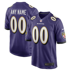 NFL Baltimore Ravens Custom Game Jersey - Purple