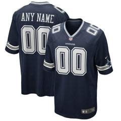 NFL Dallas Cowboys Custom Game Jersey - Navy