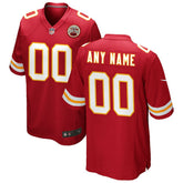 NFL Kansas City Chiefs Custom Game Jersey - Red