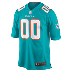NFL Miami Dolphins Custom Game Jersey - Aqua