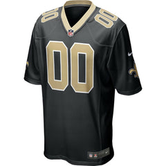 NFL New Orleans Saints Custom Game Jersey - Black