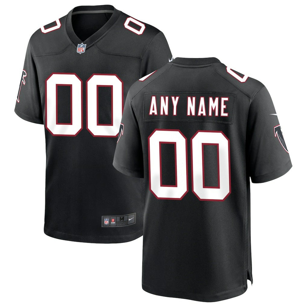 NFL Atlanta Falcons Throwback Custom Game Jersey - Black