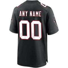 NFL Atlanta Falcons Throwback Custom Game Jersey - Black