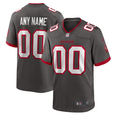 NFL Tampa Bay Buccaneers Alternate Custom Game Jersey - Pewter