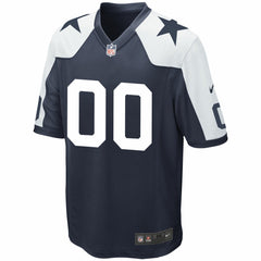 NFL Dallas Cowboys Alternate Custom Game Jersey - Navy