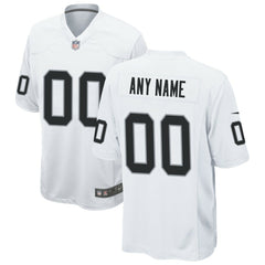 Las Vegas Raiders Custom Game Jersey White