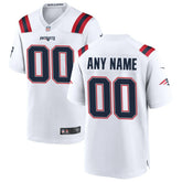 NFL New England Patriots Custom Game Jersey - White