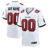 NFL Men's White Tampa Bay Buccaneers White Custom Game Jersey