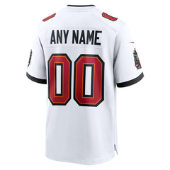 NFL Men's White Tampa Bay Buccaneers White Custom Game Jersey