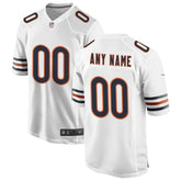 Chicago Bears Custom Game Jersey White
