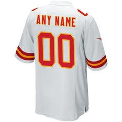 NFL Kansas City Chiefs Custom Game Jersey - White
