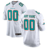 Miami Dolphins Custom Game Jersey White