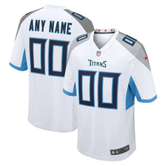 NFL Tennessee Titans Custom Game Jersey - White