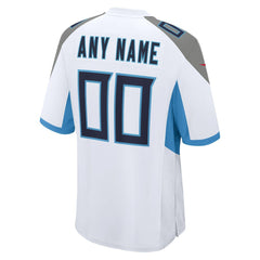 NFL Tennessee Titans Custom Game Jersey - White