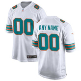 Miami Dolphins Alternate Custom Game Jersey White