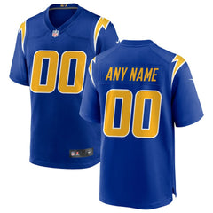 NFL Los Angeles Chargers Alternate Custom Game Jersey - Royal