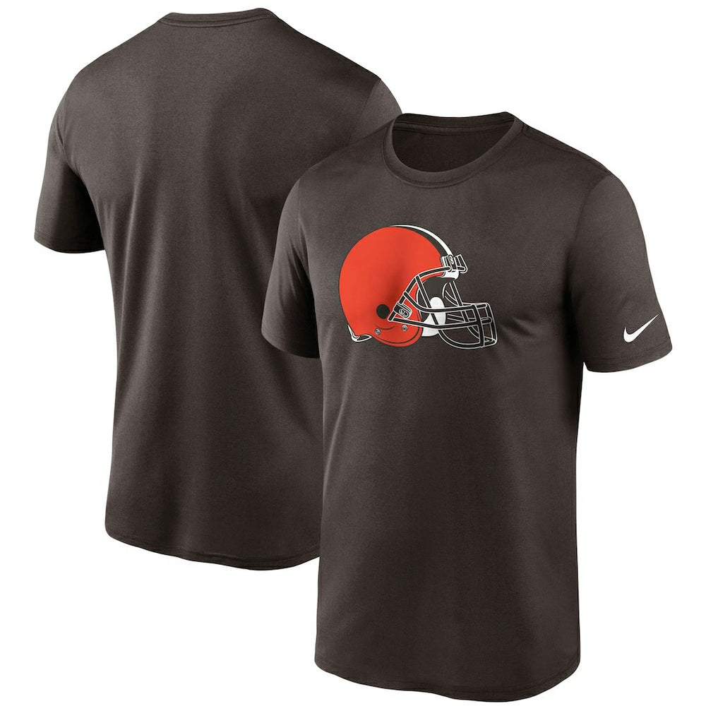 Cleveland Browns Logo Essential Legend Performance T-Shirt Brown