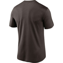 Cleveland Browns Logo Essential Legend Performance T-Shirt Brown