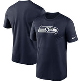 Seattle Seahawks Logo Essential Legend Performance T-Shirt College Navy
