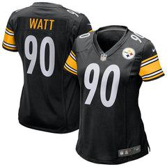 NFL T.J. Watt Pittsburgh Steelers Women's Game Jersey - Black