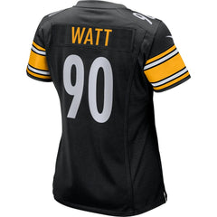 NFL T.J. Watt Pittsburgh Steelers Women's Game Jersey - Black