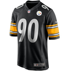 NFL T.J. Watt Pittsburgh Steelers Game Jersey - Black