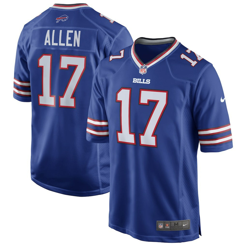 NFL Josh Allen Buffalo Bills Team Game Player Jersey - Royal