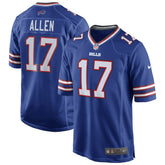 NFL Josh Allen Buffalo Bills Team Game Player Jersey - Royal