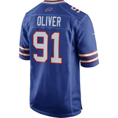 NFL Ed Oliver Buffalo Bills Team Game Player Jersey - Royal