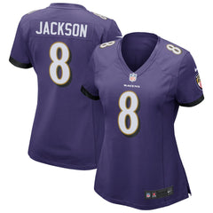 NFL Lamar Jackson Baltimore Ravens Women's Game Jersey - Purple