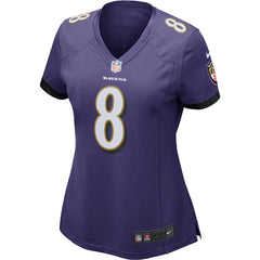 NFL Lamar Jackson Baltimore Ravens Women's Game Jersey - Purple