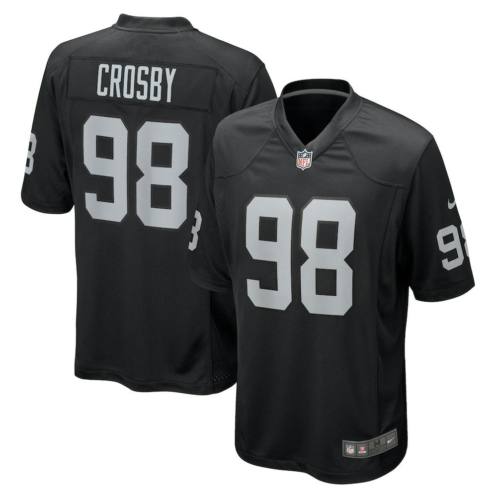 NFL Maxx Crosby Las Vegas Raiders Game Jersey - Black