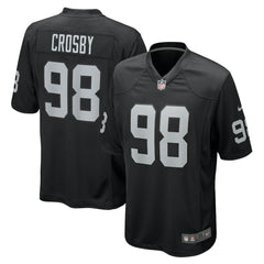 NFL Maxx Crosby Las Vegas Raiders Game Jersey - Black