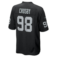NFL Maxx Crosby Las Vegas Raiders Game Jersey - Black