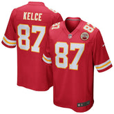 NFL Travis Kelce Kansas City Chiefs Game Jersey - Red