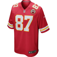 NFL Travis Kelce Kansas City Chiefs Game Jersey - Red