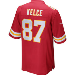 NFL Travis Kelce Kansas City Chiefs Game Jersey - Red