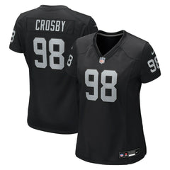 NFL Maxx Crosby Las Vegas Raiders Women's Jersey - Black