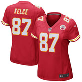 NFL Travis Kelce Kansas City Chiefs Women's Game Jersey - Red